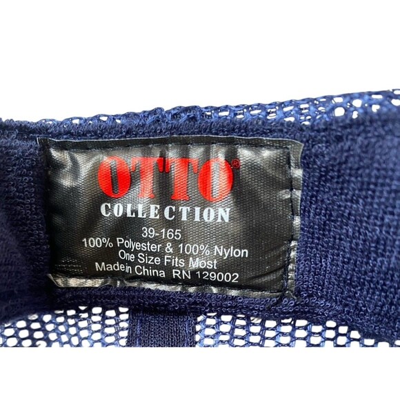 Cap VANS Otto Collection Blue TRUCKER Mesh SnapBack Hat Clean Moisture Wicking - Picture 6 of 7